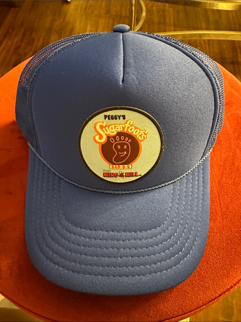PEGGY’s SUGARFOOT BAR-B-Q. KING OF THE HILL promo Trucker Hat